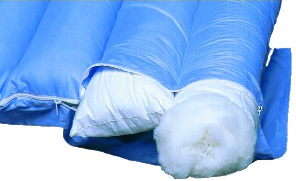 Materasso antidecubito in fibra cava siliconata