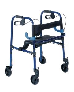 Deambulatore pieghevole con sedile