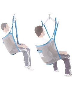 Imbracatura standard in rete senza poggiatesta per sollevamalati