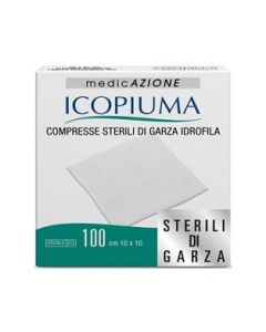 Medicazione Icopiuma Garze 10X10cm 100 Pezzi