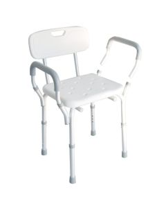 Sedia per doccia con braccioli estraibili