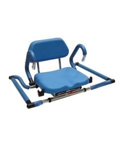 Sedia girevole per vasca con imbottiture in poliuretano