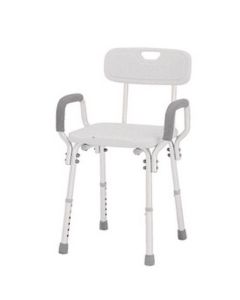 Sedia per doccia con braccioli estraibili