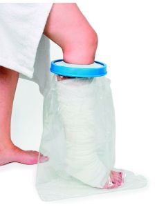 Protezione tibia e piede per bagno e doccia