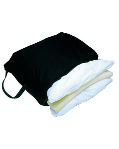 Cuscino "Sandwich" in poliuretano e fibra cava siliconata