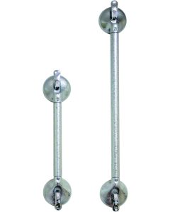 Maniglioni a ventosa con lunghezza fissa Chrom Look