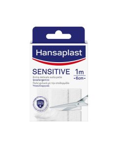 Hansaplast Striscia Sensitive Pretagliata 1x6cm 10 Pezzi