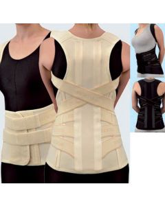 Corsetto semirigido dorsolombare con spallacci