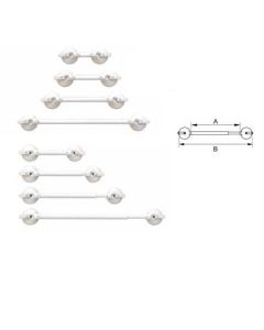 Maniglioni a ventosa con lunghezza fissa e telescopici
