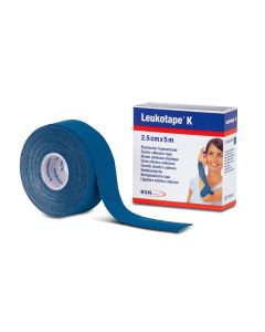 Leukotape K Taping Benda Adesiva 5mx2.5cm Blu 1 Rotolo