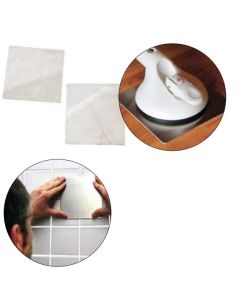 Piastre adesive in acciaio inox