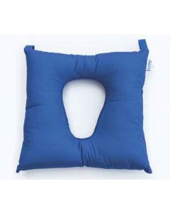 Cuscino da seduta in fibra cava siliconata con foro