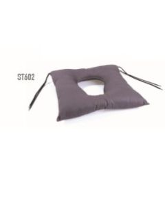 Cuscino in fibra cava siliconata con foro - Fodero in cotone