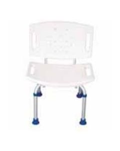 Sgabello per doccia con schienale