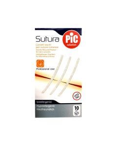 Pic Cerotti Sutura 3x75mm 10 Pezzi