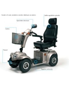 Scooter elettrico per disabili CERES DELUXE  Vermeiren 4 ruote
