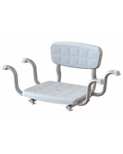 Sedia vasca regolabile in polietilene con schienale