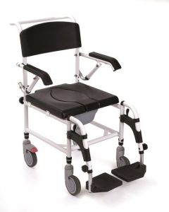 Sedia comoda per wc e doccia imbottita