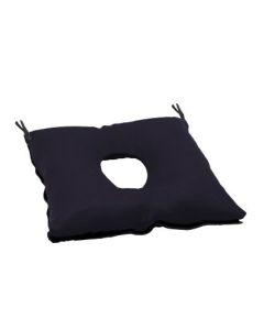 Cuscino in fibra cava siliconata sfoderabile con foro centrale