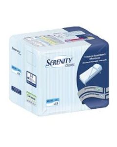 Serenity Classic Traversa Salvamaterasso Incontinenza Aloe 60x90cm 15 Pezzi