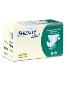 Serenity Pannolone Mutandina Incontinenza Serenity Softdry+ Extra Taglia Large 30 Pezzi