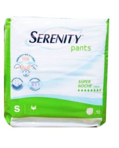 Serenity Pants Super Notte 10 Pezzi Taglia S