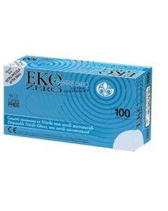 Eco Zero Guanto Nitrile Superficie Microruvida No Talco Medium 100 Pezzi