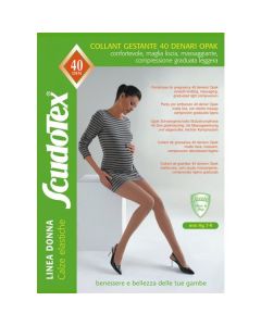 Collant Gestante 40 denari Nero