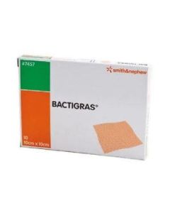 Garza Bactigras 10X10cm 10 Pezzi