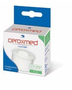 Ceroxmed Cerotto Adesivo in Rocchetto in Seta 500x2.5cm 1 Pezzo
