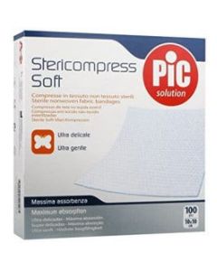 Pic Stericompress Soft Garza TNT 10x10cm 100 Pezzi