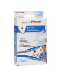 Medipresteril Medicazione Post Operatorio Delicata 10x15cm 4 Pezzi