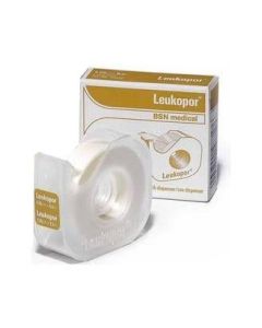 Leukopor Cerotto Rocchetto TNT Bianco 1.25x920cm Con Dispenser