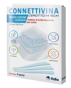 Connettivina Cerotto Hitech 10x10cm 4 Pezzi