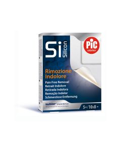 Pic Cerotto Post Operatorio Silicone 10x8cm 5 Pezzi