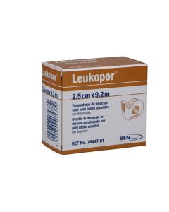 Leukopor Cerotto Rocchetto Ipoallergenico Tnt 2.5x920cm Con Dispenser