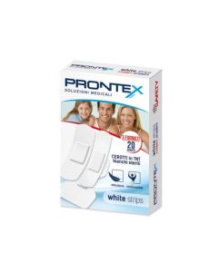 Cerotti Prontex White Strips 20 Pezzi