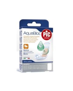 Cerotto Pic Aquabloc 10x10cm Antibatterico 5 Pezzi