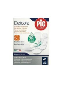 Pic Cerotto Delicate Mix Con Antibatterico 40 Cerotti