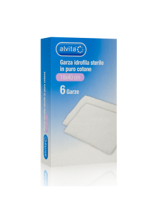Garza Alvita Idrofila 18x40cm 6 Pezzi