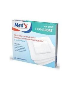 Meds Pore Medicazione Adesiva 5x7cm 5 Pezzi