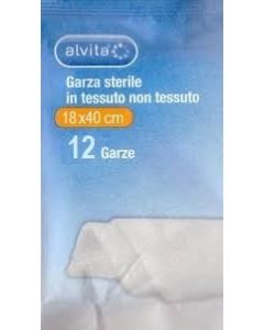 Alvita Garza Strerile 18x40cm 12 Pezzi