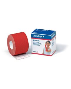 Leukotape K Taping Benda Adesiva 5x500cm Rosso 1 Rotolo