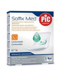 Pic Soffix Med Cerotto Sterile 10x6 5 Pezzi