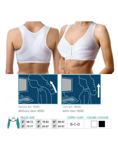 Orione Reggiseno Raddrizzaspalle B Nero Ref. 9595 Taglia 6