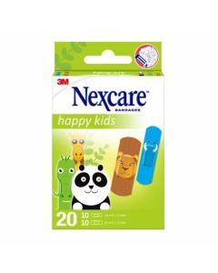 Nexcare Kids Plasters Cerotti Animals Per Bambini 20 Pezzi Assortiti