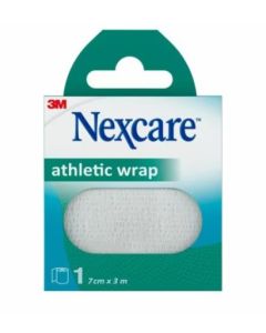 Nexcare Athletic Wrap Fascia Di Supporto Color Bianco 1 Pezzo 7cmx3m