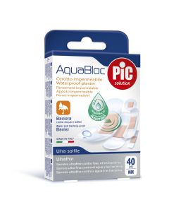 Cerotto Pic Aquabloc Mix Antibatterico 40 Pezzi