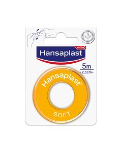 Cerotto Medicato Hansaplast Soft 2.5x500cm 1 Pezzo