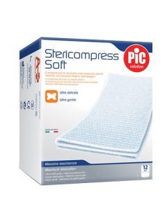Pic Stericompress Garza TNT 7.5x7.5cm 12 Pezzi